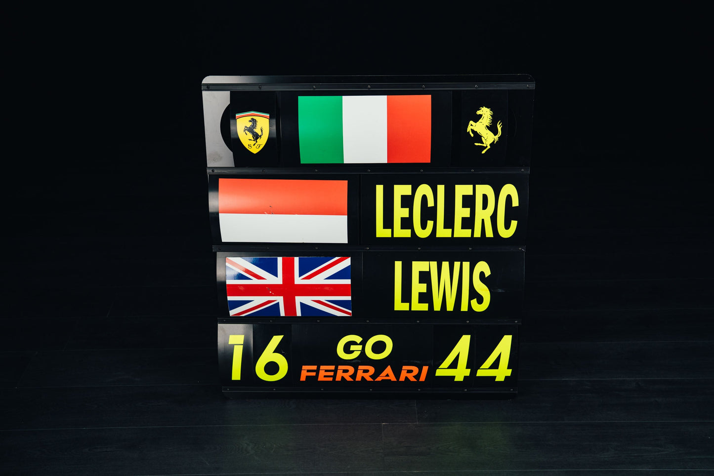 1045 - Leclerc and Hamilton Pit Board Panel