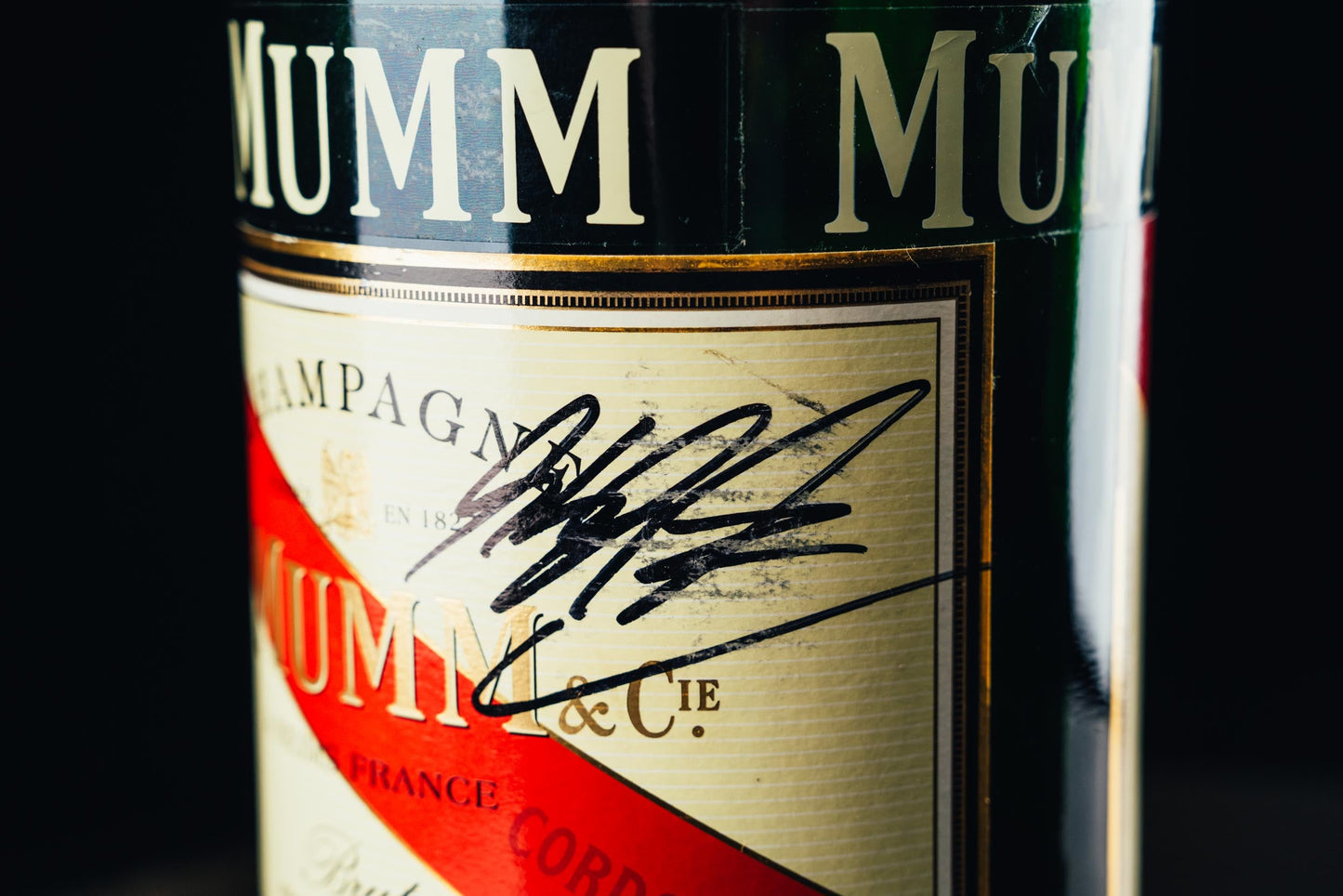 Bottle Signed from Michael Schumacher