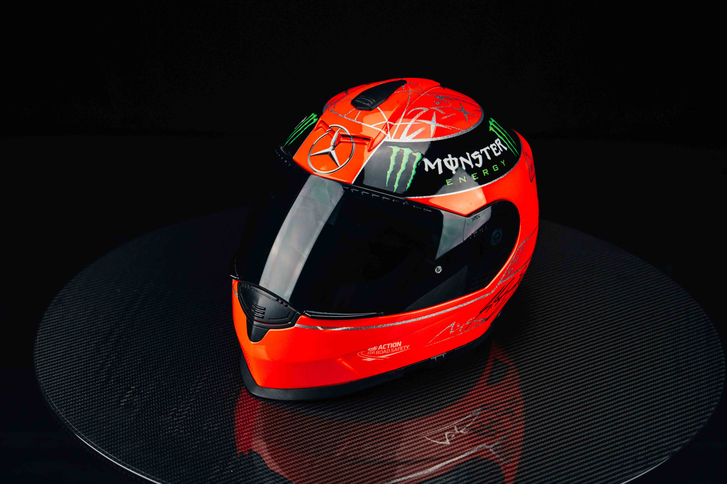 1090 -  Michael Schumacher 2012 signed Moto helmet