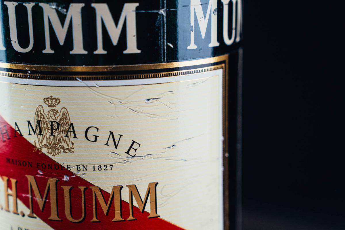 Mumm Podium Bottle Signed from Michael Schumacher
