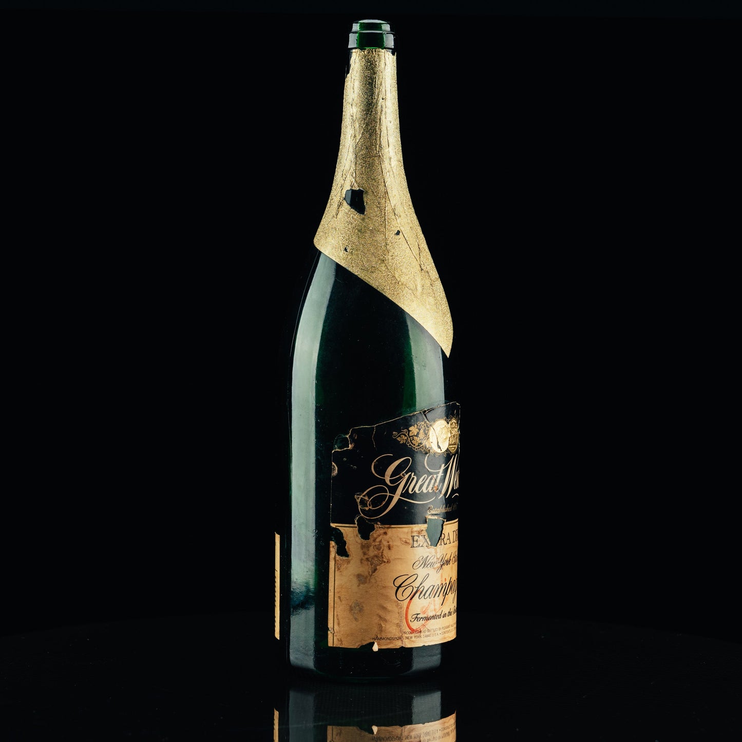 Gilles Villeneuve Singed Bottle