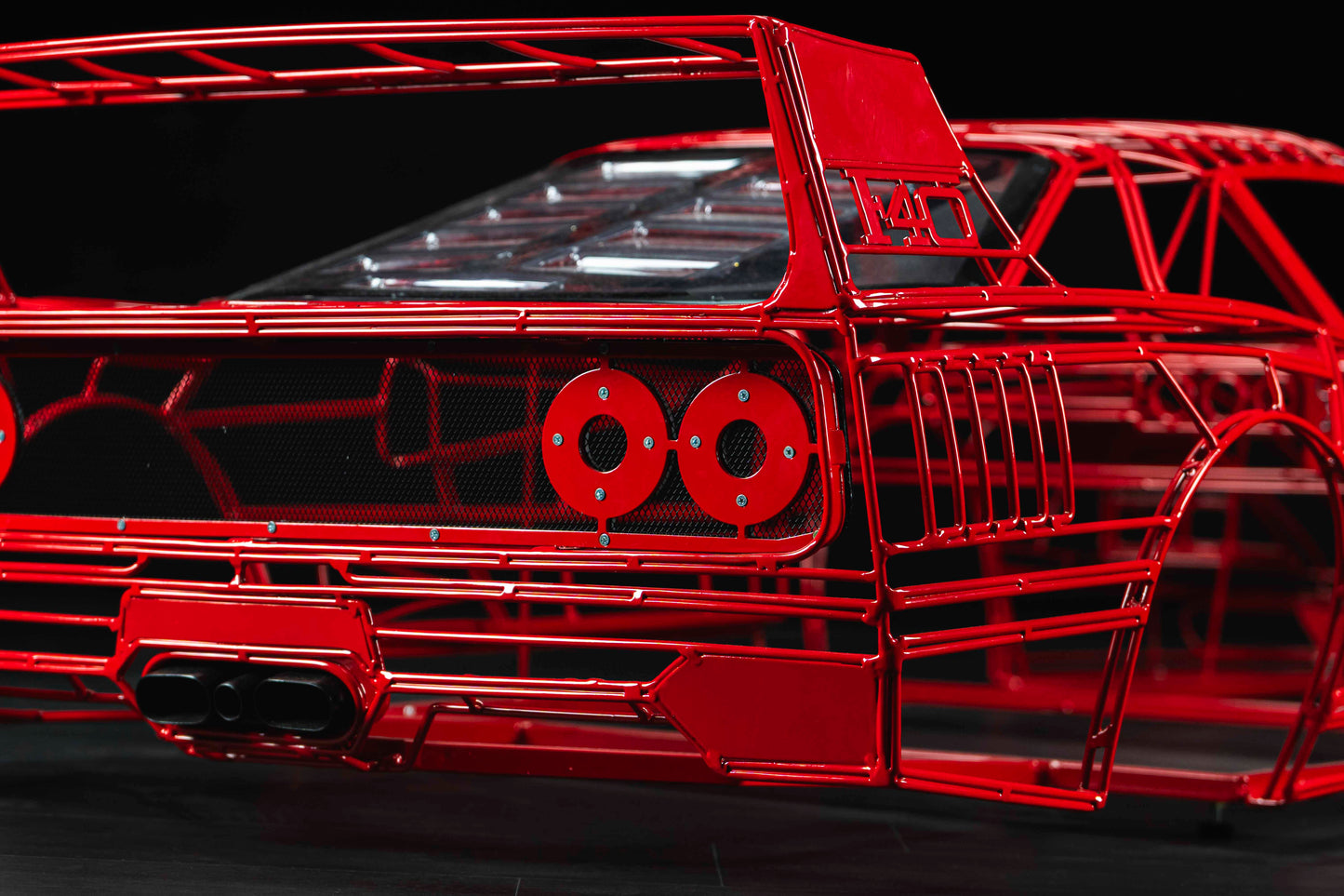 F40 Wireframe  1:3 Sculpture