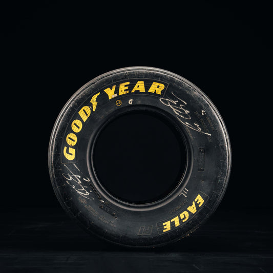 Michael Schumacher Signed Tyre