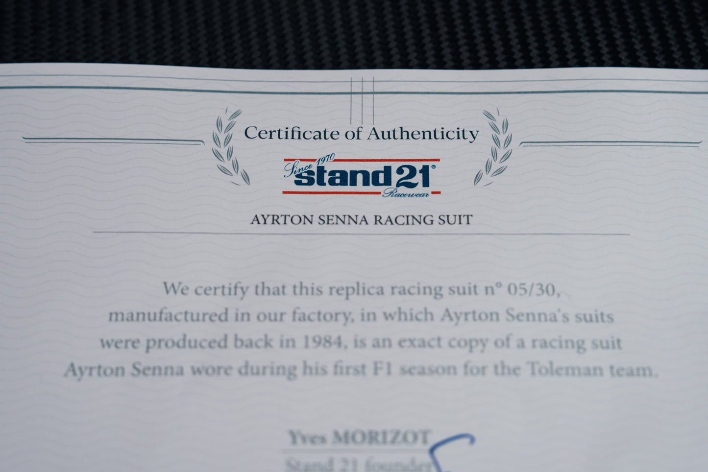 Ayrton Senna 1994 Signed T-shirt