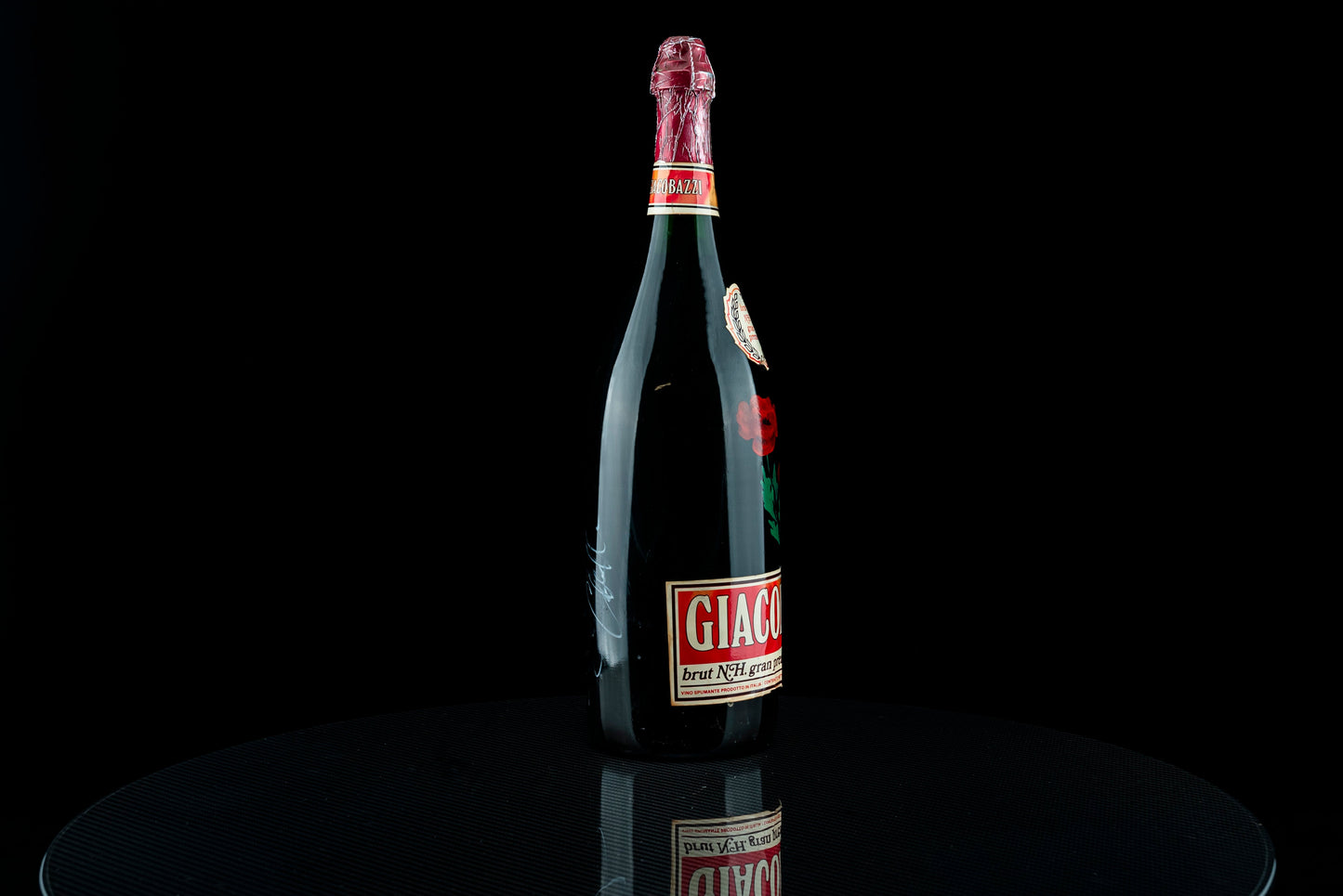 Gilles Viilleneuve Signed Bottle