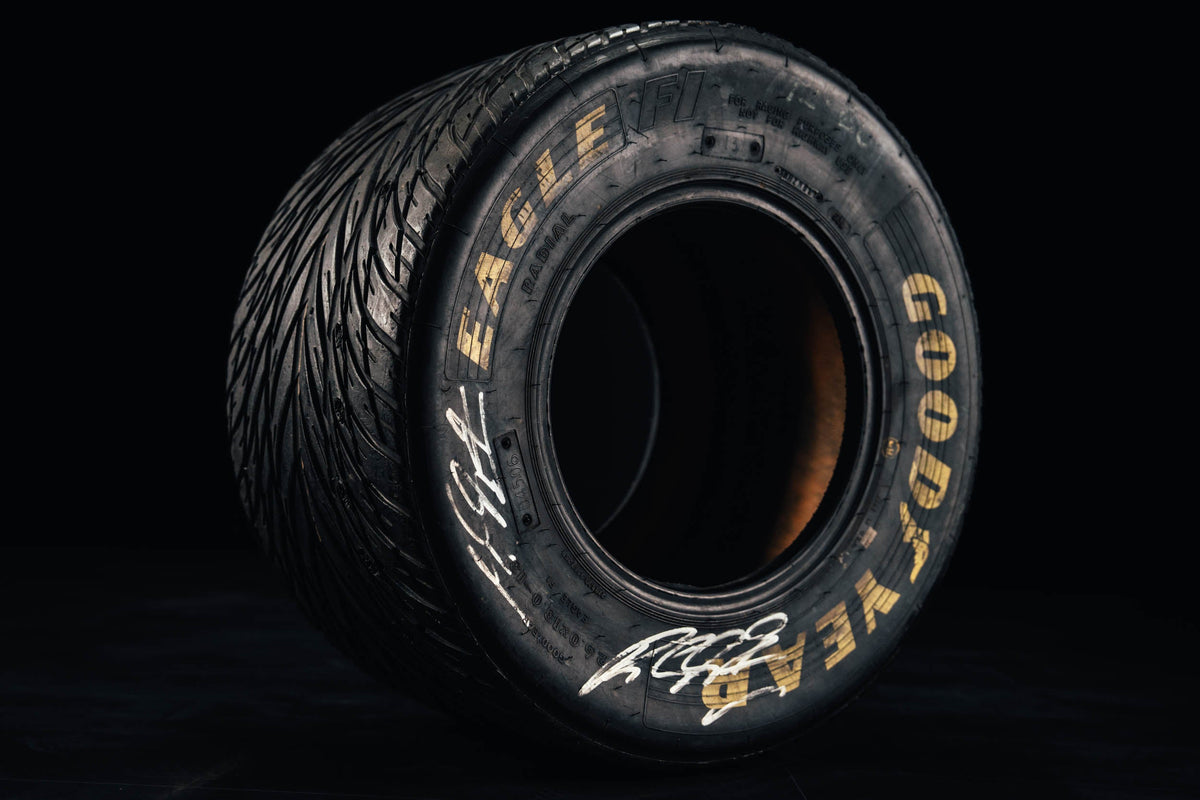 Michael Schumacher Signed Tyre