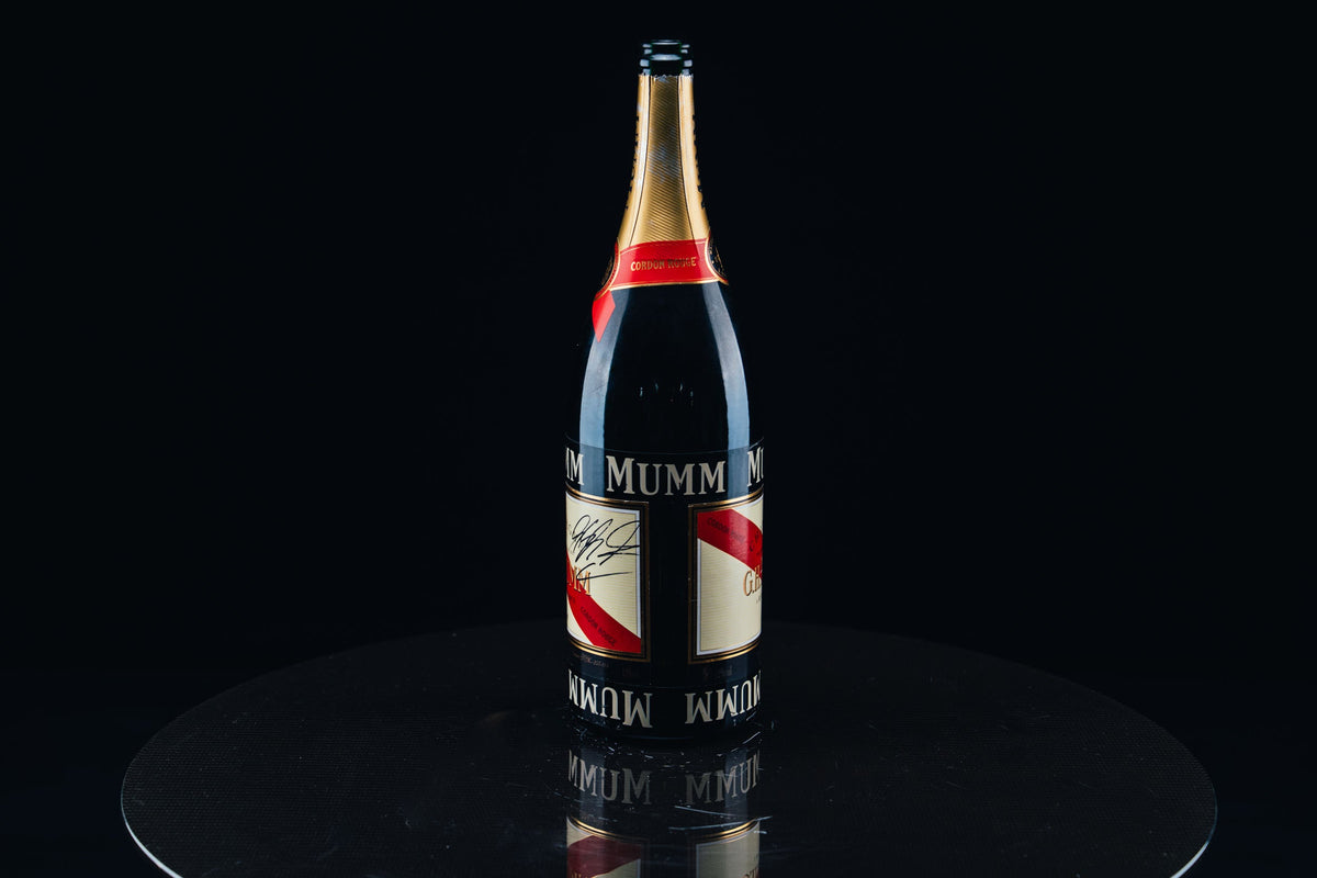 Mumm Podium Bottle Signed from Michael Schumacher