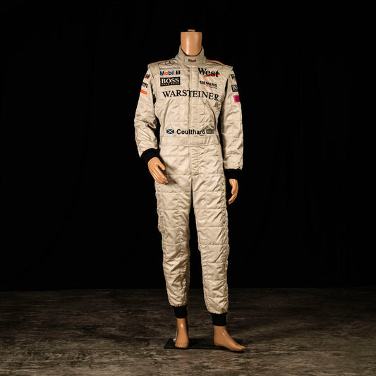 Original McLaren David Coulthard 2001 race suit