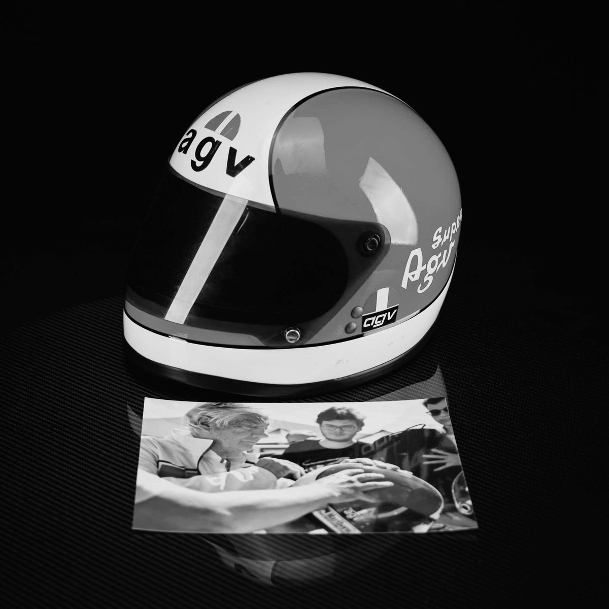 Giacomo Agostini Signed helmet