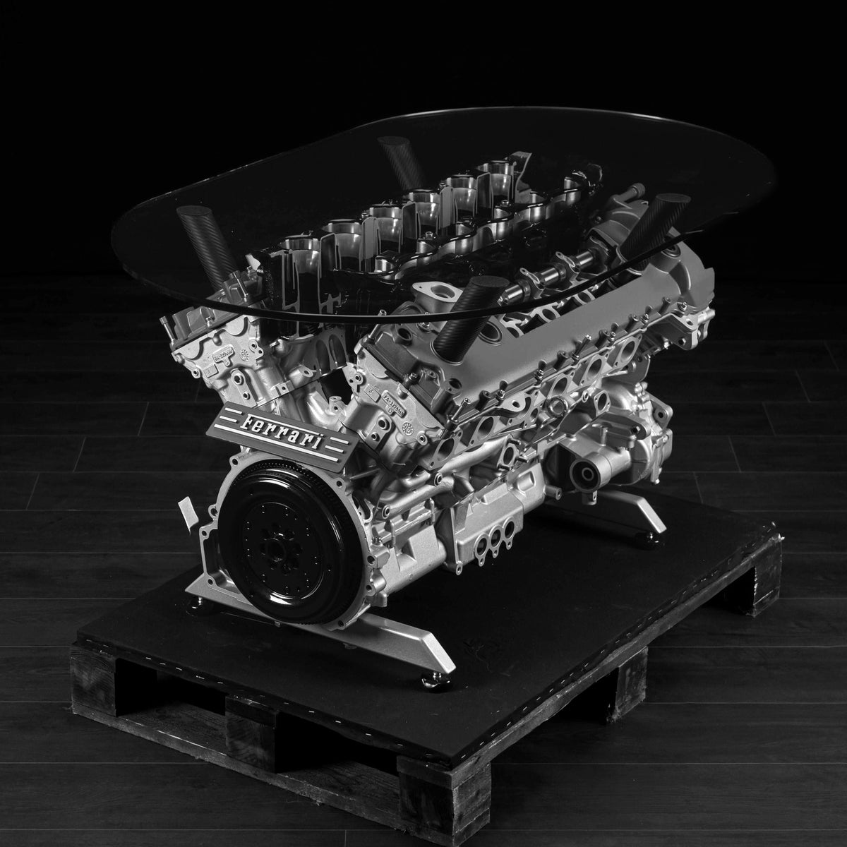 Ferrari 812 Competizione engine table