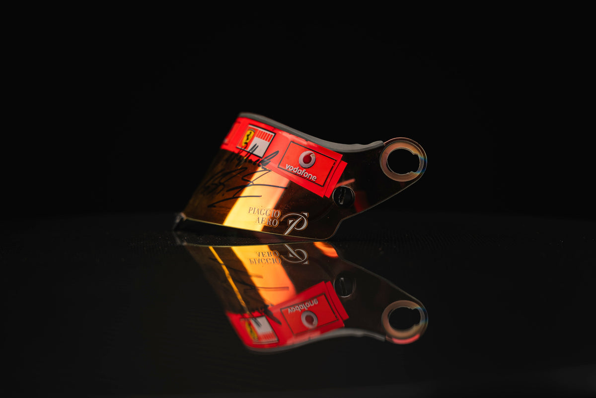 Michael Schumacher signed Visor
