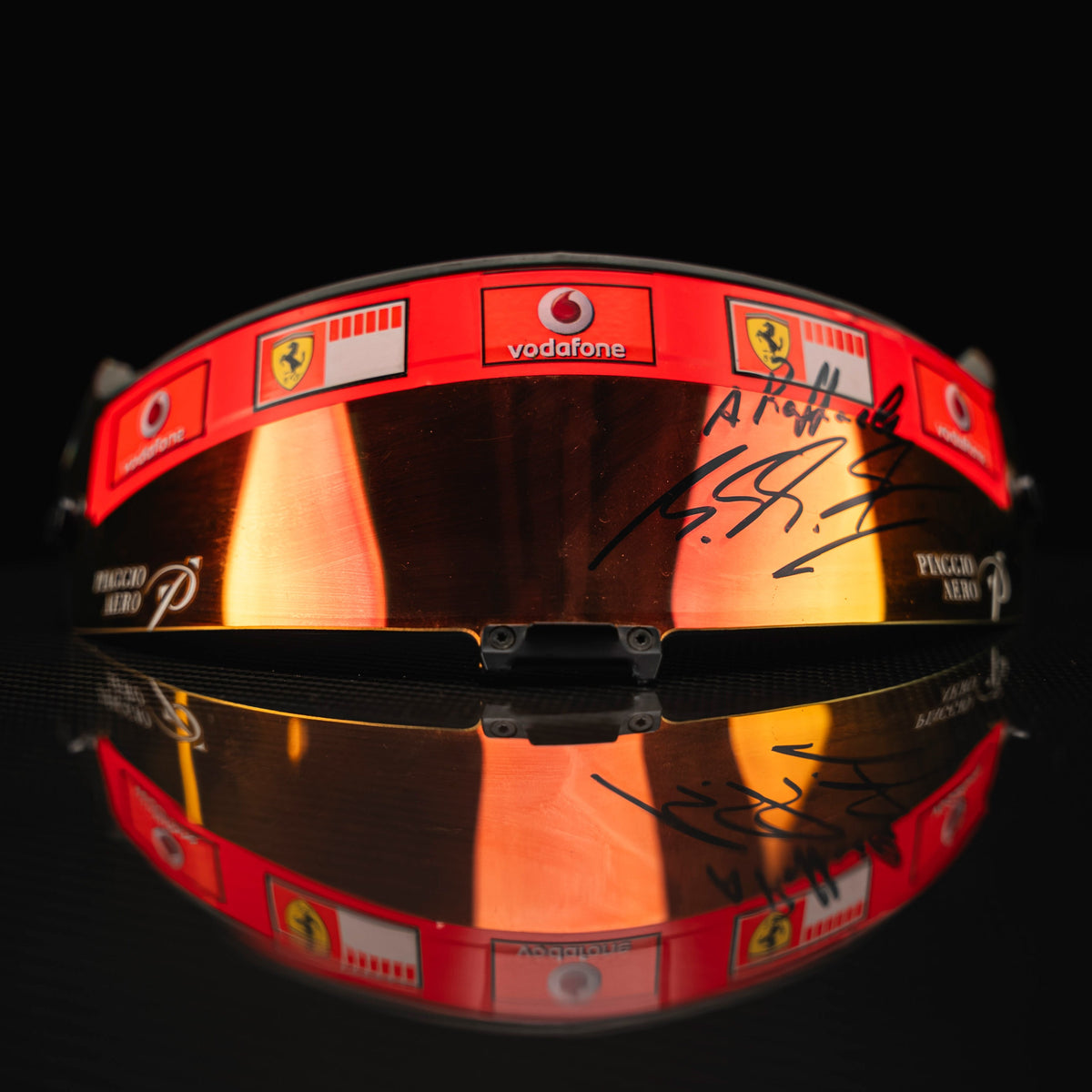 Michael Schumacher signed Visor