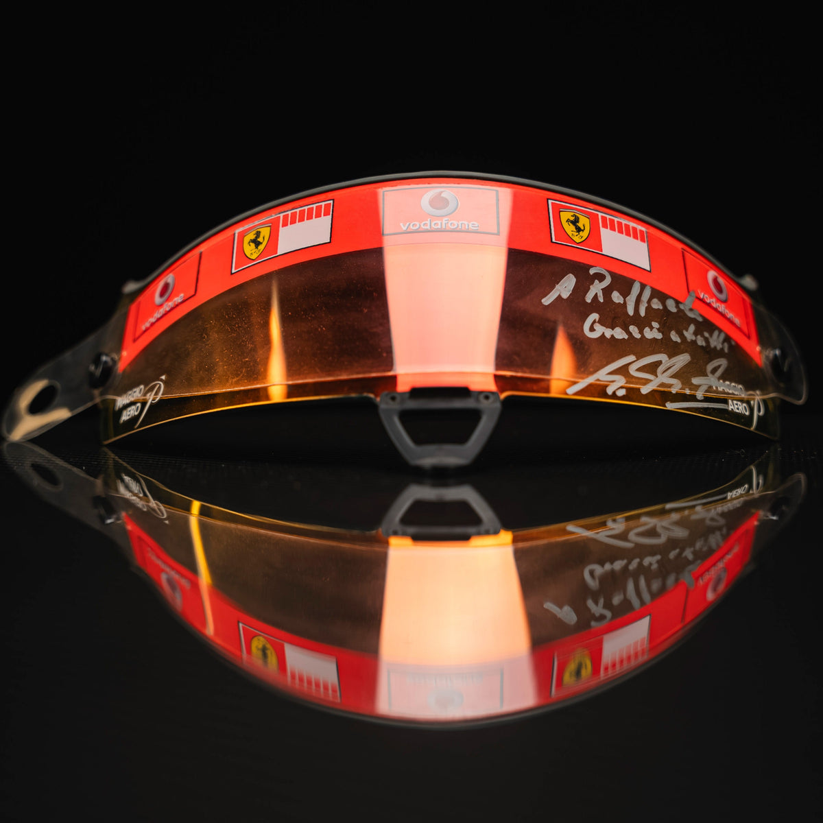 Michael Schumacher signed Visor