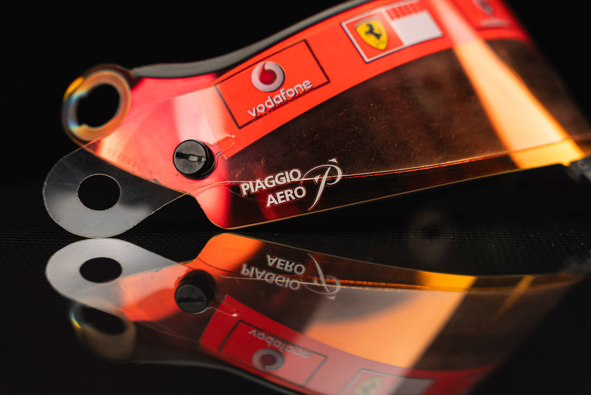 Michael Schumacher signed Visor